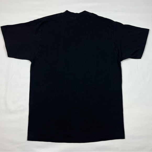 Vtg Hard Rock Cafe Mens T-Shirt Sz Medium 90s Made In USA Black A1 - Picture 2 of 6